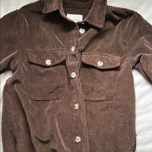 Bluenotes Brown Casual Corduroy Jacket